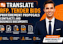 translate rfp tender bids procurement proposals contracts business documents